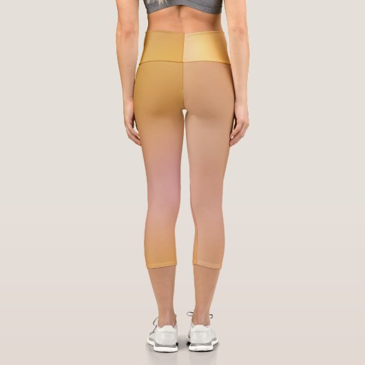 rosa capri leggings (Rückseite)