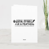 Rosa Capybara Themed Girl's Happy Birthday Karte (Rückseite)