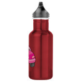 Rosa Cartoon-Auto Trinkflasche (Rechts)