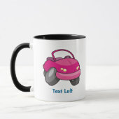 Rosa Cartoon Tasse (Links)
