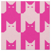 Rosa Catstooth Stoff (Nahaufnahme)