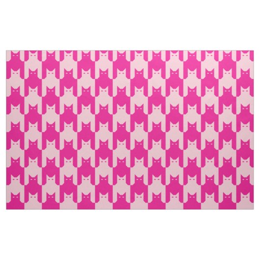 Rosa Catstooth Stoff (Fat Quarter (45,7 x 55,9 cm))
