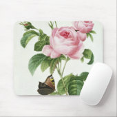Rosa Centifolia Mousepad (Mit Mouse)