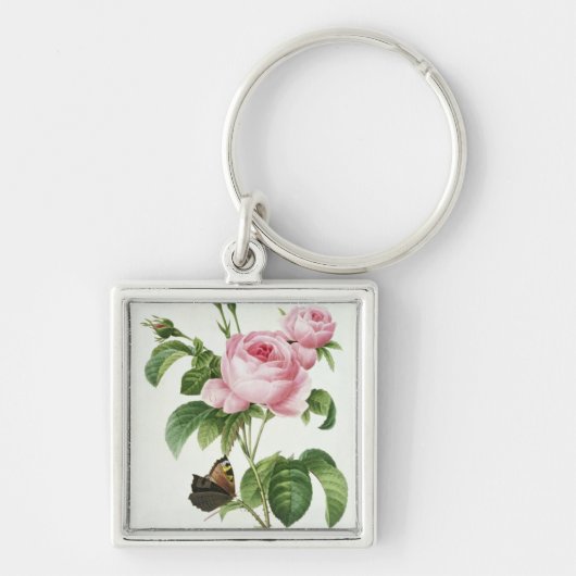 Rosa Centifolia Schlüsselanhänger (Vorne)