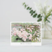 Rosa Cerezo Postkarte (Stehend Vorderseite)