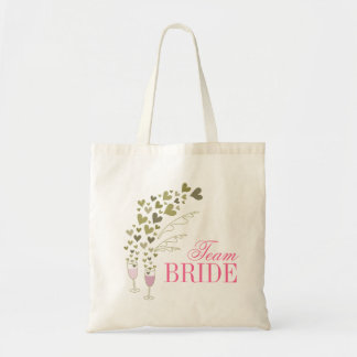 Rosa Champagne jubelt Bachelorette Tragetasche