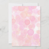 Rosa Champagner Brunch und Bubbly Einladung (Rückseite)