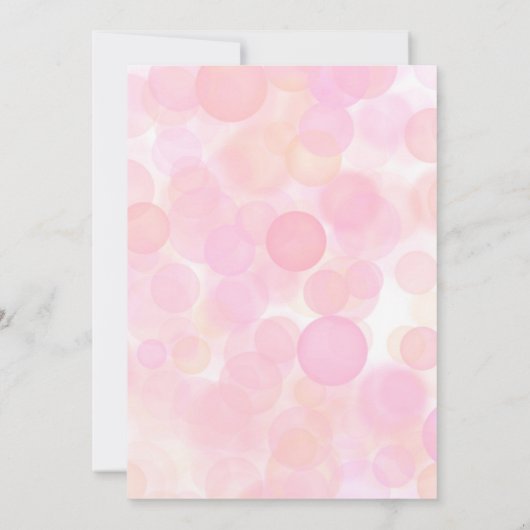 Rosa Champagner Brunch und Bubbly Einladung (Rückseite)