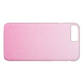 Rosa Champagner mit zarten Bläschen Kunst Case-Mate iPhone Hülle (Rückseite (Horizontal))