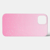 Rosa Champagner mit zarten Bläschen Kunst Case-Mate iPhone Hülle (Rückseite (Horizontal))