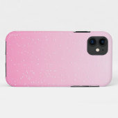Rosa Champagner mit zarten Bläschen Kunst Case-Mate iPhone Hülle (Rückseite (Horizontal))