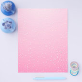 Rosa Champagner mit zarten Bläschen Kunst Flyer (Einzeln)