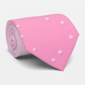 Rosa Champagner mit zarten Bläschen Kunst Krawatte (Gerollt)