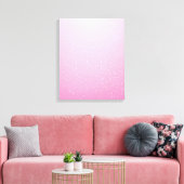 Rosa Champagner mit zarten Bläschen Kunst Leinwanddruck (Insitu (Wohnzimmer))