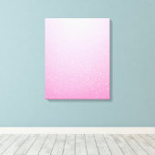 Rosa Champagner mit zarten Bläschen Kunst Leinwanddruck (Insitu (Holzboden))