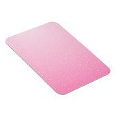 Rosa Champagner mit zarten Bläschen Kunst Magnet (Rechte Seite)