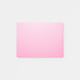 Rosa Champagner mit zarten Bläschen Kunst Post-it Klebezettel