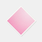 Rosa Champagner mit zarten Bläschen Kunst Serviette (Ecke)