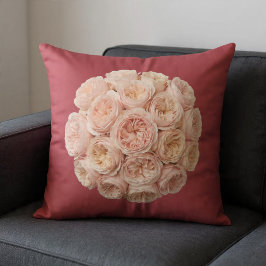 Rosa & Champagner-Rosen Kissen