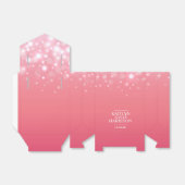Rosa Champagnerbläschen Gastgeschenk Hochzeit Geschenkschachtel (Ungefaltet)