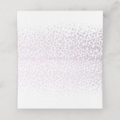 Rosa Champagnerbrille Hochzeitsgast-Platzkarten Platzkarte (Innenseite Aufgefaltet)