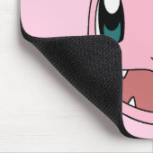 Rosa Charmander Pokémon-Fanart Mousepad (Ecke)