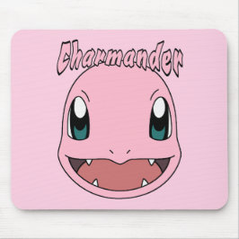 Rosa Charmander Pokémon-Fanart Mousepad
