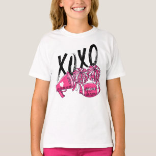Rosa Cheer Valentinstag-Shirt T-Shirt