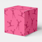 Rosa-Cheeringmuster Geschenkschachtel (Rückseite)