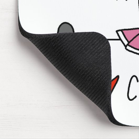 Rosa Cheerleader Mousepad (Ecke)