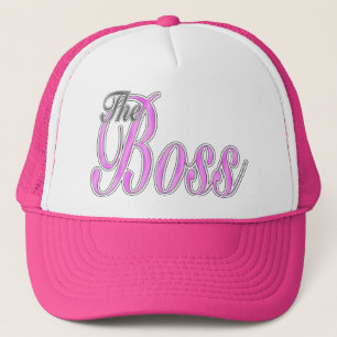 Rosa Chef-Dame Hat Truckerkappe