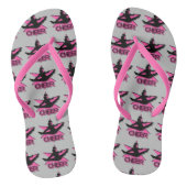 Rosa Chefin Badesandalen (Fußbett)