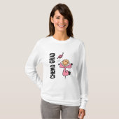 Rosa CHEMO ABSOLVENT 1 (Brustkrebs) T-Shirt (Vorne ganz)