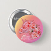 Rosa Cherish Button (Vorne & Hinten)