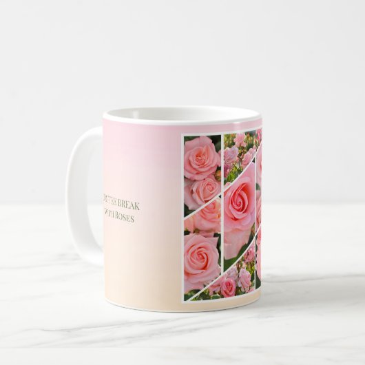 Rosa Cherish Kaffeetasse (Vorderseite Links)