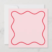 Rosa Cherry Valentines Brautparty Dankeskarte (Rückseite)