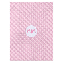 Rosa Chi Ro Kreuz mit Initialen gewickelt