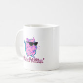 Rosa Chinchillin Neonchinchilla Kaffeetasse (Vorderseite Links)