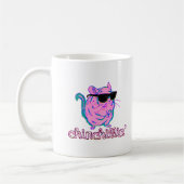 Rosa Chinchillin Neonchinchilla Kaffeetasse (Links)