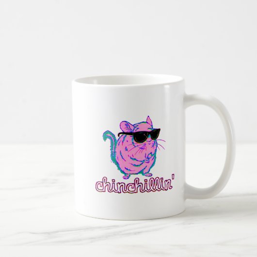 Rosa Chinchillin Neonchinchilla Kaffeetasse (Rechts)