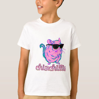 Rosa Chinchillin Neonchinchilla T-Shirt