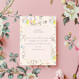 Rosa Chinesische Blumen Baby-Party