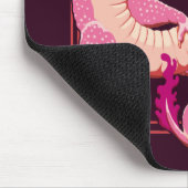 Rosa chinesischer Drache Mousepad (Ecke)