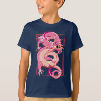 Rosa chinesischer Drache