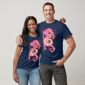 Rosa chinesischer Drache T-Shirt (Unisex)