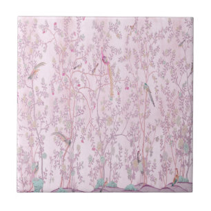 Rosa Chinoiserie Fliese