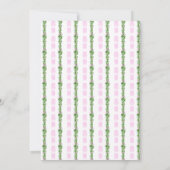 Rosa Chinoiserie Museo Cantonale d'Arte Einladung (Rückseite)