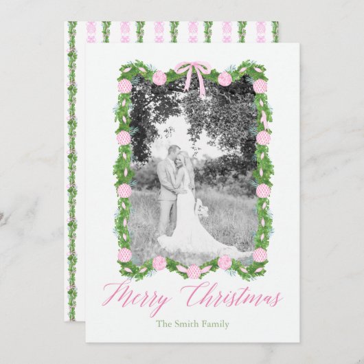 Rosa Chinoiserie Museo Cantonale d'Arte Einladung (Vorne/Hinten)