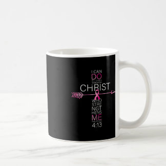 Rosa Christlicher Brustkrebs Kreuz Religiöse Bibel Kaffeetasse