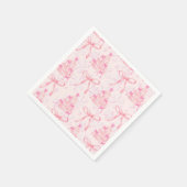Rosa Christmas Napkins Serviette (Ecke)